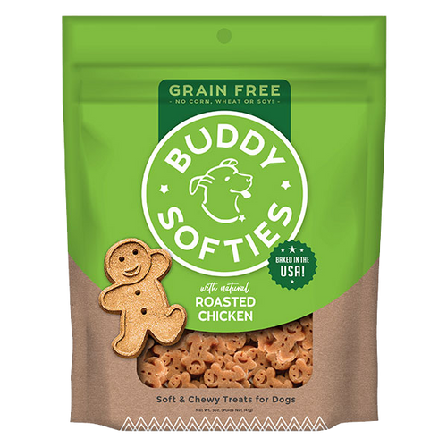 Cloud Star Buddy Biscuits Grain Free Soft and Chewy Roasted Chicken Dog Treats
