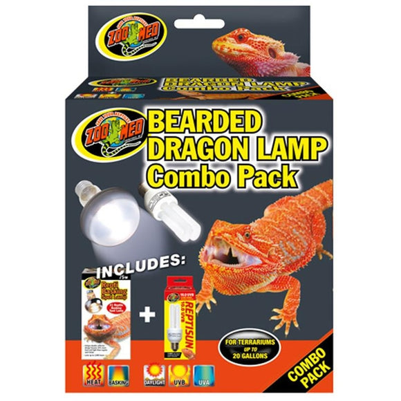 BEARDED DRAGON LAMP COMBO PACK (75 WATT-13 WATT)