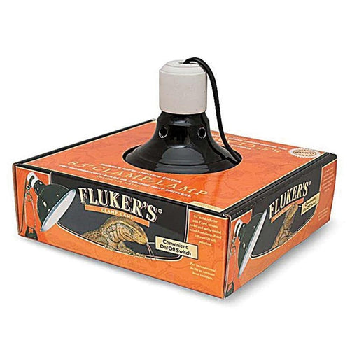 Fluker's Ceramic Clamp Lamp with Switch