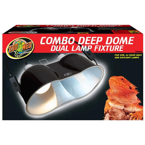 COMBO DEEP DOME DUAL LAMP FIXTURE